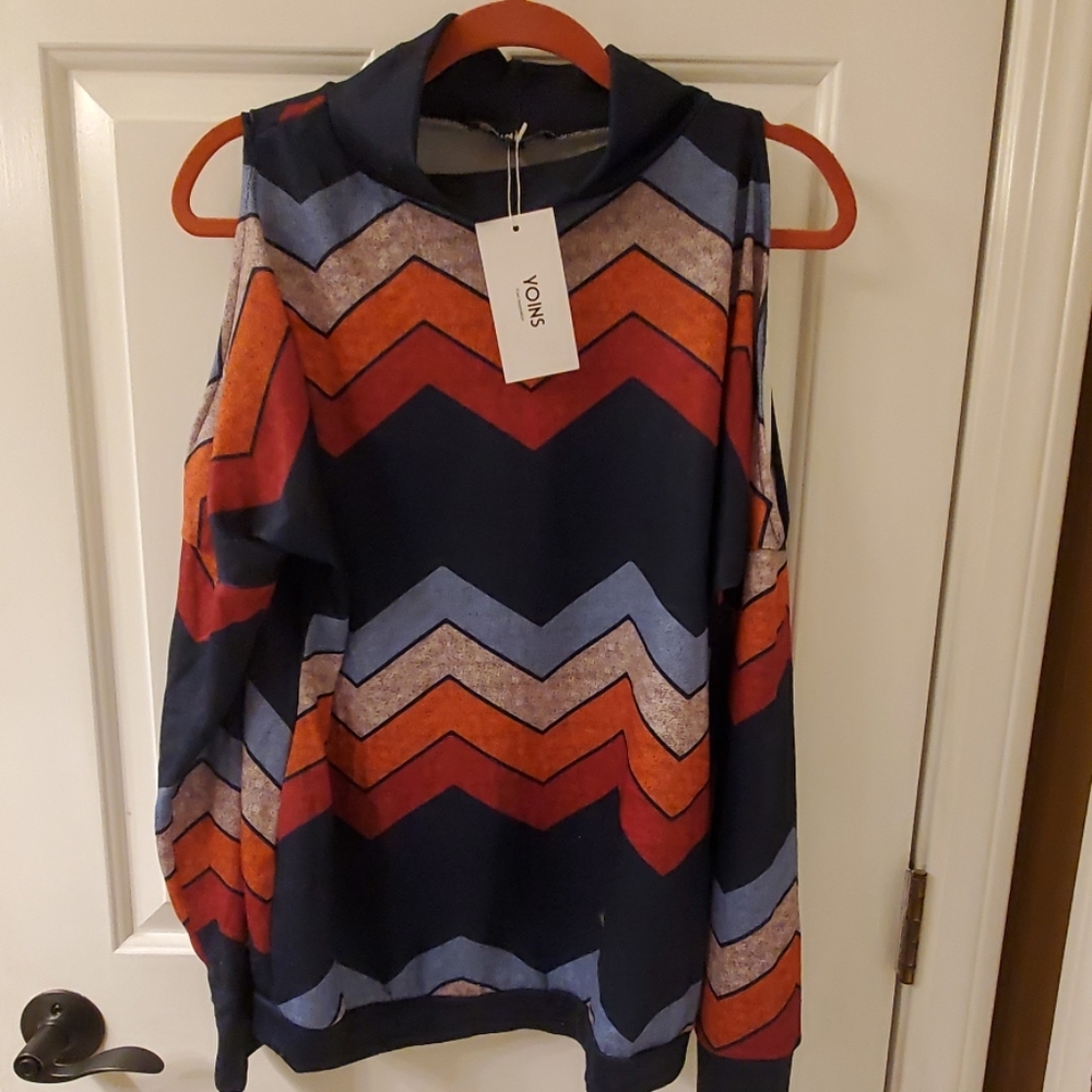 Cold shoulder shirt